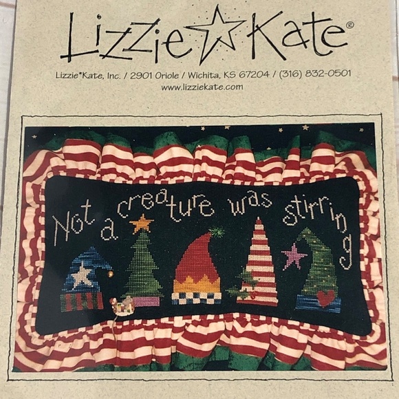 Lizzie Kate Christmas Cross Stitch Pattern - Picture 1 of 3